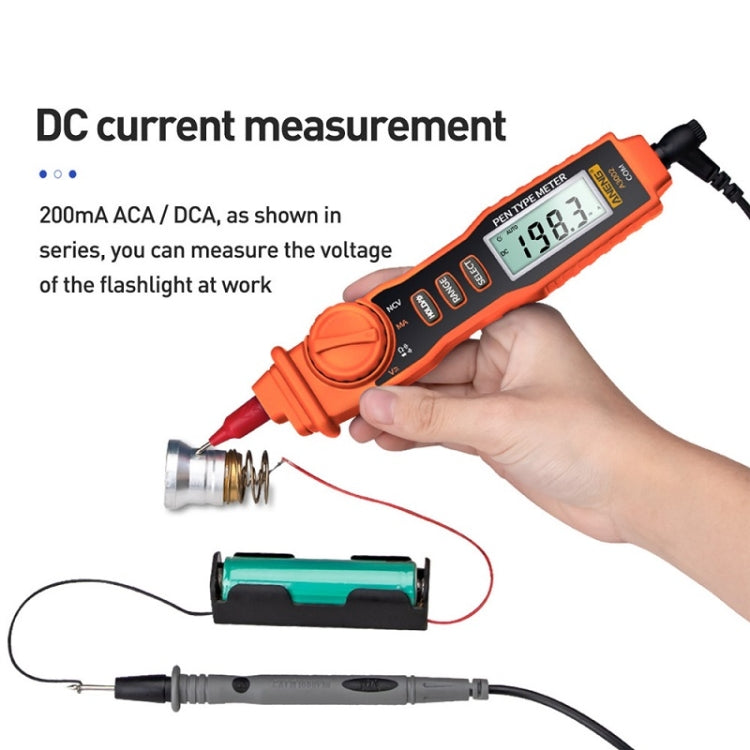 ANENG A3002 Multi-Function Pen-Type High-Precision Smart Multimeter(Orange) - Digital Multimeter by ANENG | Online Shopping South Africa | PMC TechLife | Buy Now Pay Later Mobicred