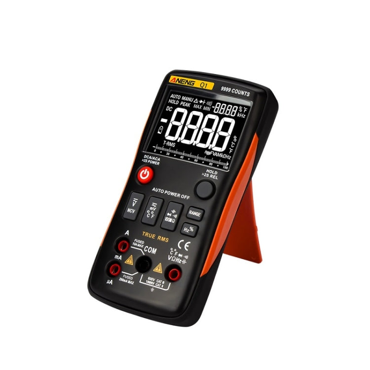 ANENG AN-Q1 Automatic High-Precision Intelligent Digital Multimeter, Specification: Standard(Orange) - free shipping - PMC TechLife - Order now!