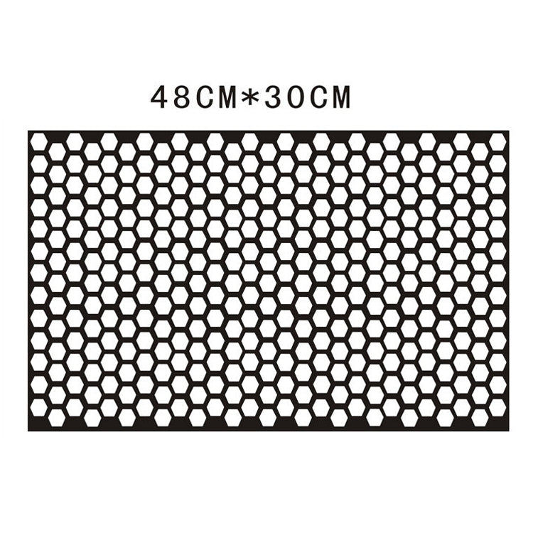 5 PCS Car Honeycomb Tail Lamp Film Universal Personality Modified Light Film Sticker(Carbon Fiber Black) - Auto Film by PMC TechLife | Online Shopping South Africa | PMC TechLife