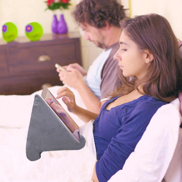 Tablet Mobile Phone Bracket Multi-Angle Pillow, Size: 27x25x23cm(Grey) - Lazy Bracket by PMC TechLife | Online Shopping South Africa | PMC TechLife