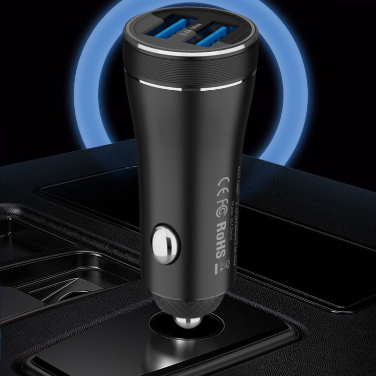 QIAKEY BK928 Dual Ports Fast Charge Car Charger - Car Charger by QIAKEY | Online Shopping South Africa | PMC TechLife | Buy Now Pay Later Mobicred