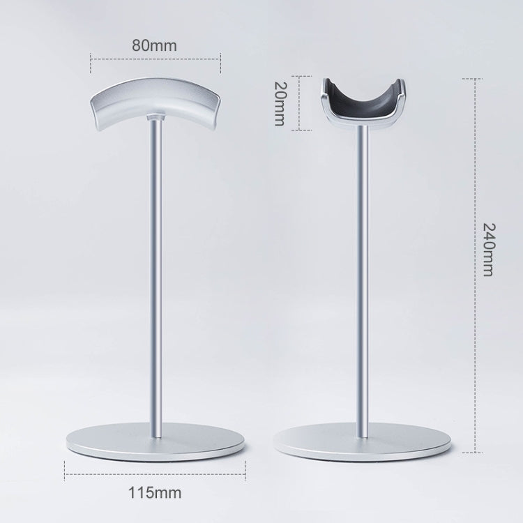 Metal Display Desktop Stand for Headset(Silver) - Anti-lost & Holder by PMC TechLife | Online Shopping South Africa | PMC TechLife