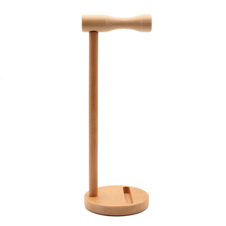 AM-EJZJ001 Desktop Solid Wood Headset Display Stand, Style: B - Anti-lost & Holder by PMC TechLife | Online Shopping South Africa | PMC TechLife