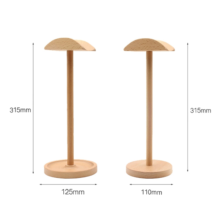 AM-EJZJ001 Desktop Solid Wood Headset Display Stand, Style: E - Anti-lost & Holder by PMC TechLife | Online Shopping South Africa | PMC TechLife