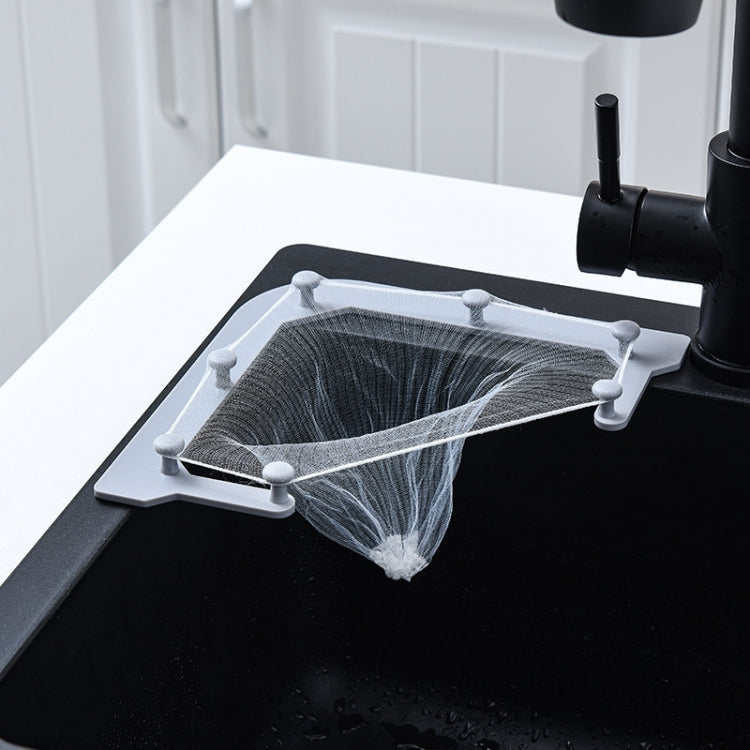 VIB-888 Kitchen Sink Triangle Hanging Net Drain Rack(Gray) - Filters by PMC TechLife | Online Shopping South Africa | PMC TechLife