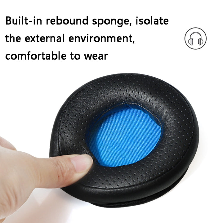 2 PCS Headset Sponge Earmuffs For Razer Kraken 7.1 V1 Pro, Colour: Black+Black Net - Earmuff & Pad by PMC TechLife | Online Shopping South Africa | PMC TechLife