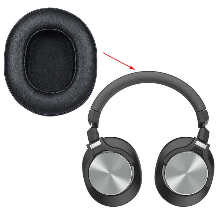 2 PCS Headset Sponge Earmuffs for iGene K5(Black) - Earmuff & Pad by PMC TechLife | Online Shopping South Africa | PMC TechLife