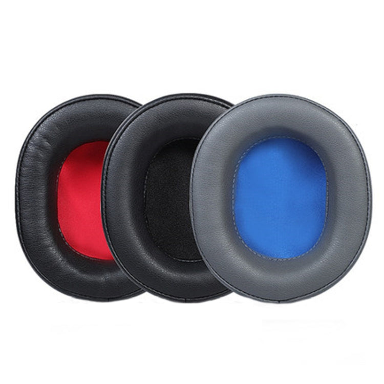2 PCS Headset Protein Leather Earmuffs for Audio-Technica  ATH-WS660BT(Black+Red) - Earmuff & Pad by PMC TechLife | Online Shopping South Africa | PMC TechLife