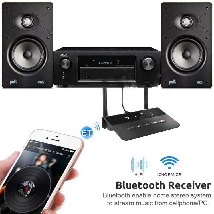 MB2 CSR Wireless Audio Adapter Bluetooth 5.0 Receiver & Transmitter - Audio Receiver Transmitter by PMC TechLife | Online Shopping South Africa | PMC TechLife