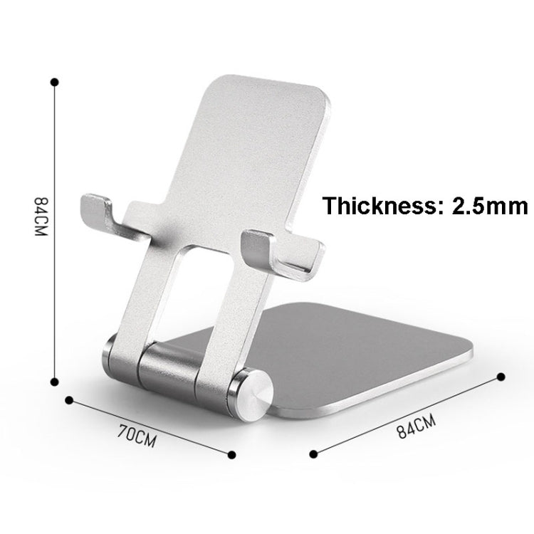 MT510 Universal Metal Folding Stand For Mobile Phone And Tablet(Mysterious Black) - Desktop Holder by PMC TechLife | Online Shopping South Africa | PMC TechLife