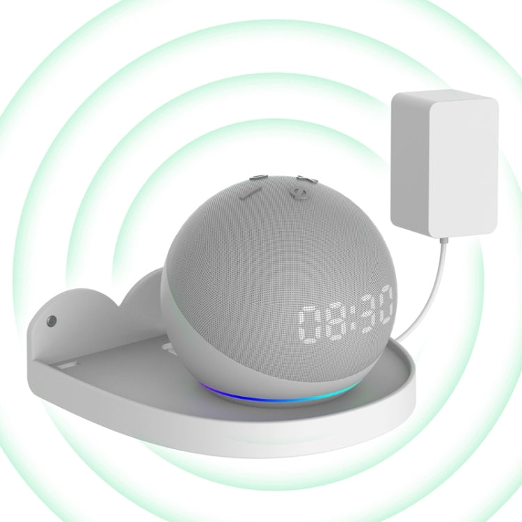 2 PCS Wall Mount For Amazon Echo Dot 4(White) - Speaker Bracket by PMC TechLife | Online Shopping South Africa | PMC TechLife