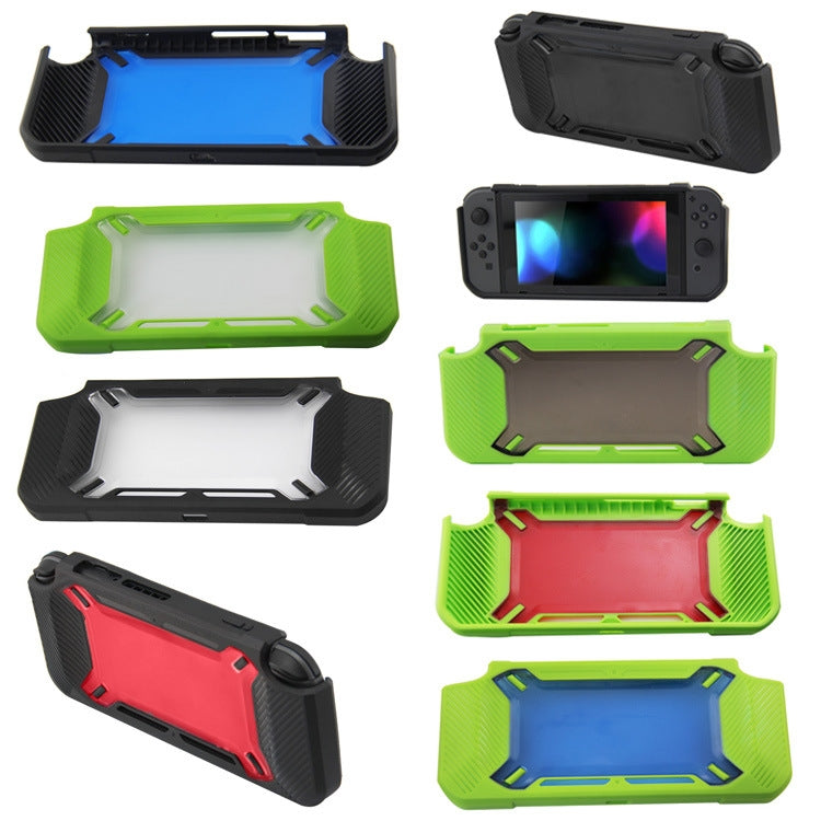 Scratch-Resistant Back Cover For Nintendo Switch(Black + Black) - Cases by PMC TechLife | Online Shopping South Africa | PMC TechLife