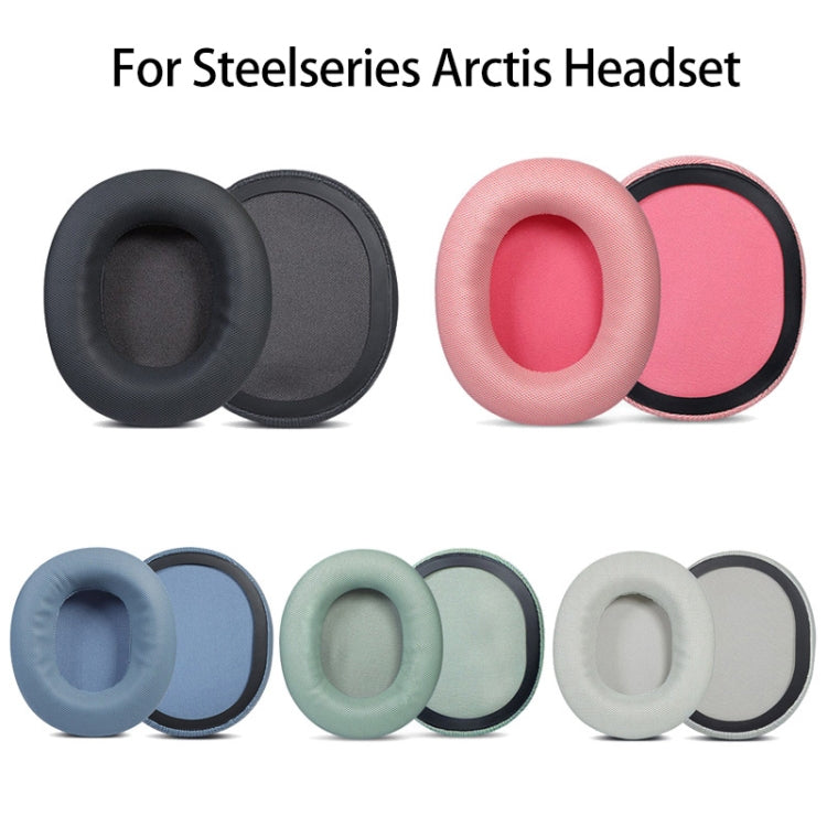 1 Pair Sponge Headset Pad for Steelseries Arctis Pro / Arctis 3 / 5 / 7(Blue Leather) - Earmuff & Pad by PMC TechLife | Online Shopping South Africa | PMC TechLife