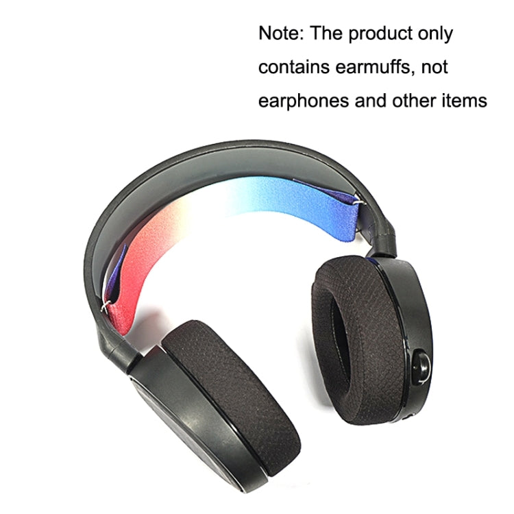 1 Pair Sponge Headset Pad for Steelseries Arctis Pro / Arctis 3 / 5 / 7(Grey Leather) - Earmuff & Pad by PMC TechLife | Online Shopping South Africa | PMC TechLife