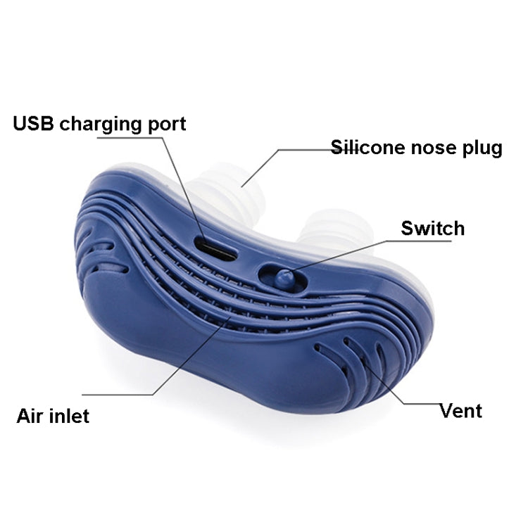 Sleeping Anti-snoring Electric Anti-snoring Device(Blue) - Anti Snoring Tools by PMC TechLife | Online Shopping South Africa | PMC TechLife