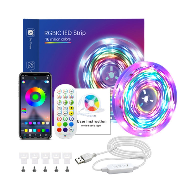 2.4G Remote Control LED Symphony Marquee Light Strip, Length: 5m 70 LEDs - Bare Board Light by PMC TechLife | Online Shopping South Africa | PMC TechLife