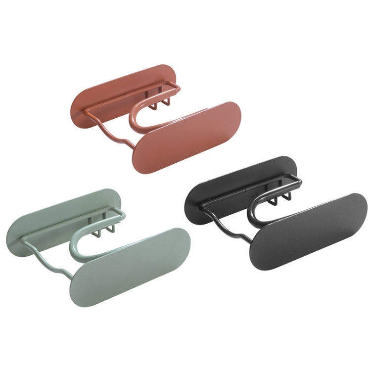 Bathroom Hair Dryer No Punching Iron Hanger(Black) - Hook by PMC TechLife | Online Shopping South Africa | PMC TechLife | Buy Now Pay Later Mobicred