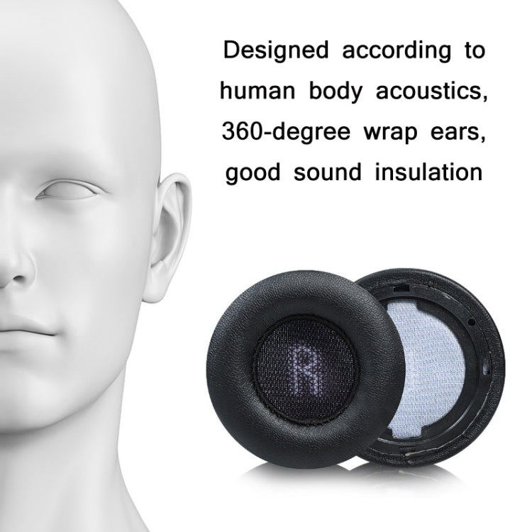 1 Pair Protein Skin Sponge Earphone Cover For JBL E45BT/E35/E45(B-Gray) - Earmuff & Pad by PMC TechLife | Online Shopping South Africa | PMC TechLife