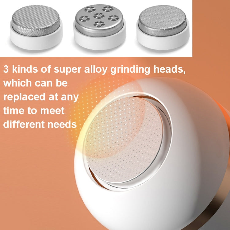 J001 Rechargeable Electric Foot Sharpener Exfoliating Pedicure(White) - Grinding Tools & Accessories by PMC TechLife | Online Shopping South Africa | PMC TechLife
