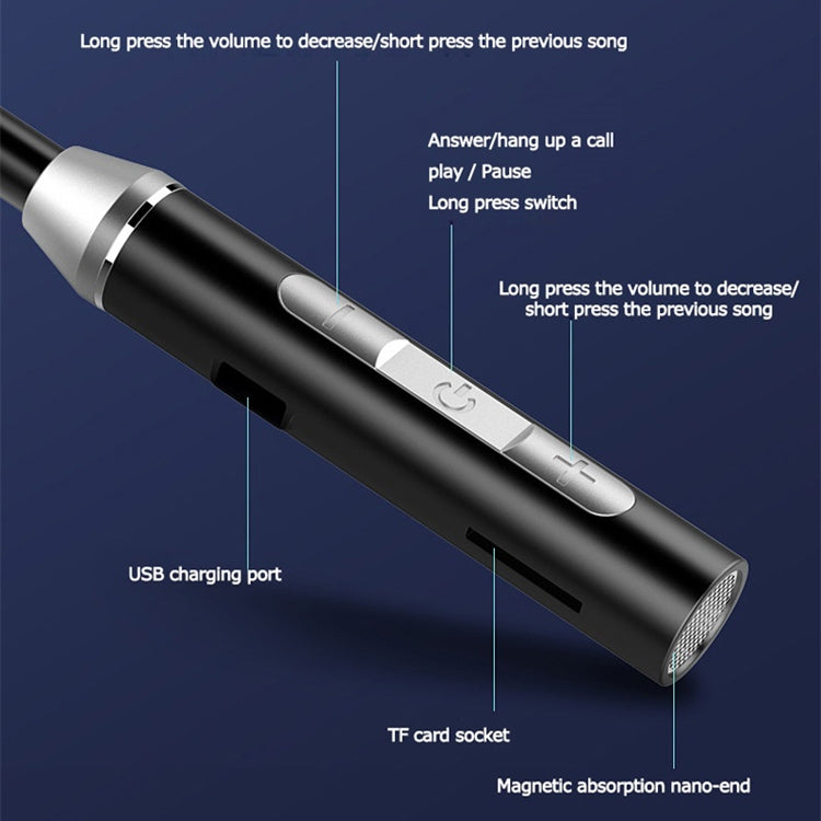BT-63 Wireless Bluetooth Neck-mounted Magnetic Headphone(Green) - Neck-mounted Earphone by PMC TechLife | Online Shopping South Africa | PMC TechLife