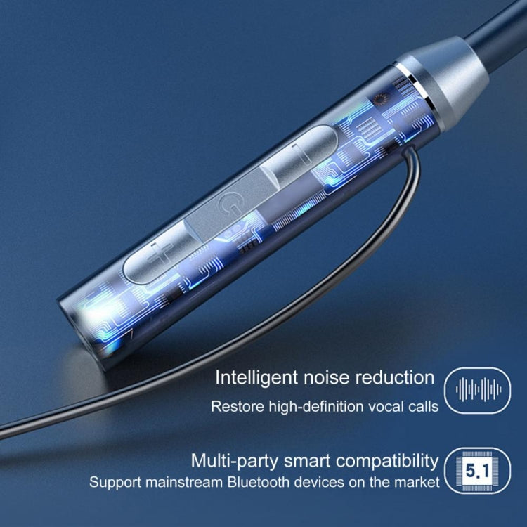 BT-63 Wireless Bluetooth Neck-mounted Magnetic Headphone(Green) - Neck-mounted Earphone by PMC TechLife | Online Shopping South Africa | PMC TechLife