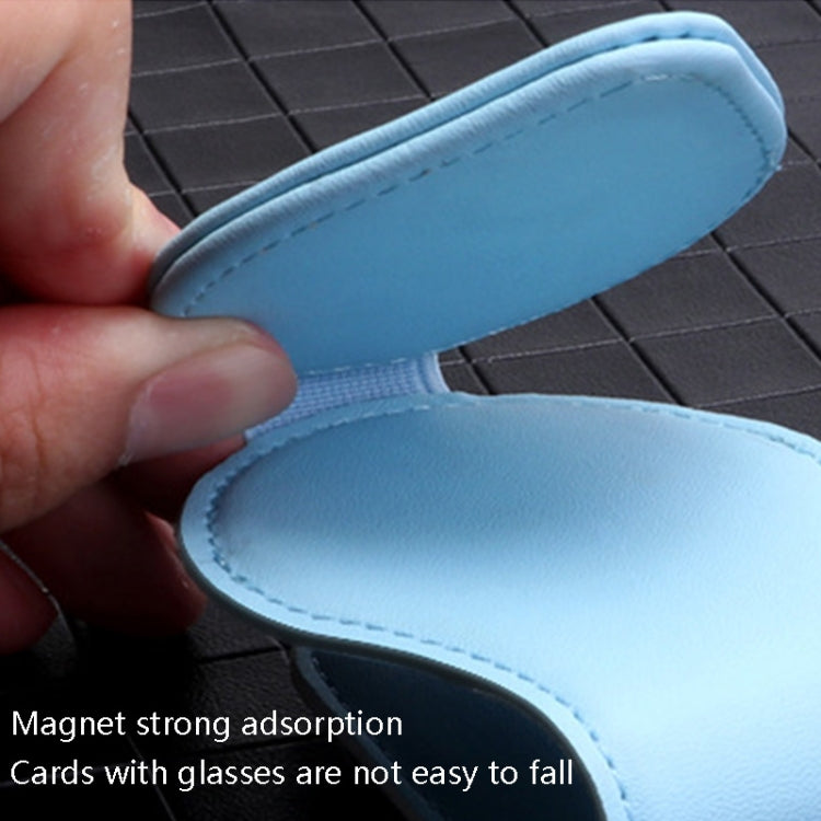 Car Sun Visor Glasses Clip Ticket Storage Clip(Black) - Sunglasses & Glasses Clips by PMC TechLife | Online Shopping South Africa | PMC TechLife