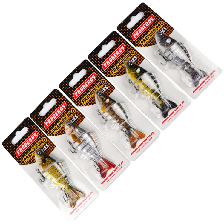 2 PCS PROBEROS HS001 10cm 15.5g Road Sub-Fish Bait Plastic Hard Bait(I) - Fishing Lures by PMC TechLife | Online Shopping South Africa | PMC TechLife
