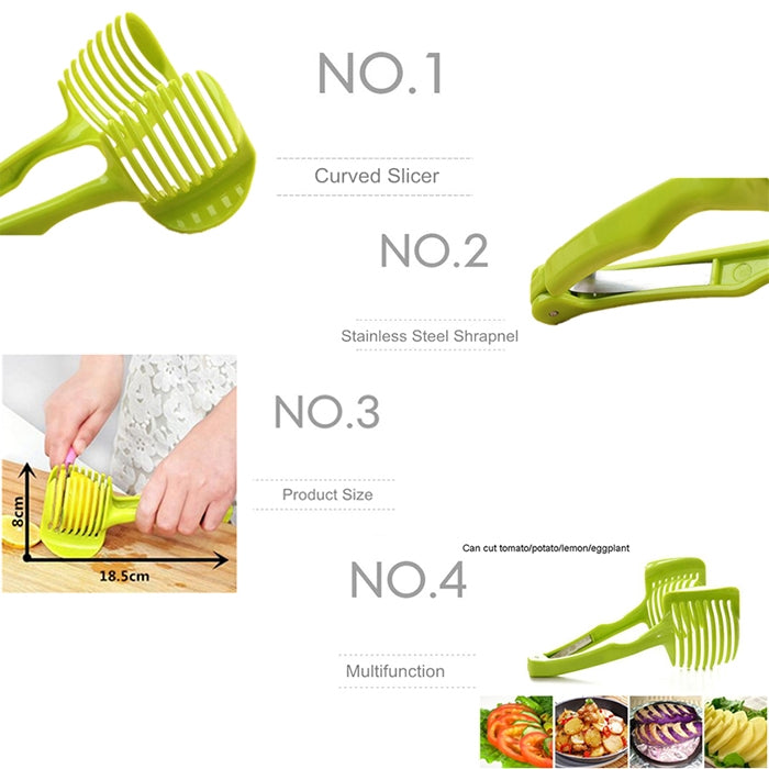 Handheld Creative Kitchen Fruit Vegetable Slicer Lemon Cutter Multi-function Kitchen Tool - Cutter & Peeler by PMC TechLife | Online Shopping South Africa | PMC TechLife