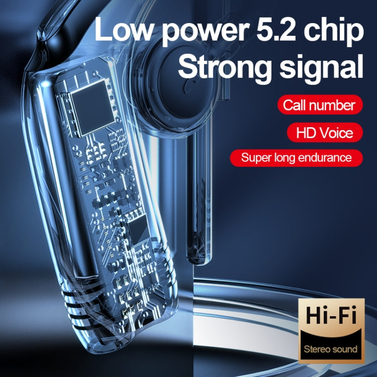 M99 Bluetooth V5.2 Single Earhook Business Headphone(Pink) - Bluetooth Earphone by PMC TechLife | Online Shopping South Africa | PMC TechLife