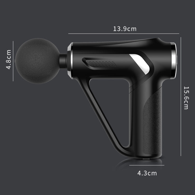 HB-008  Triangular Electric Fascia Gun Body Massage Gun, Specification: LCD Style(Green) - free shipping - PMC TechLife - Order now!