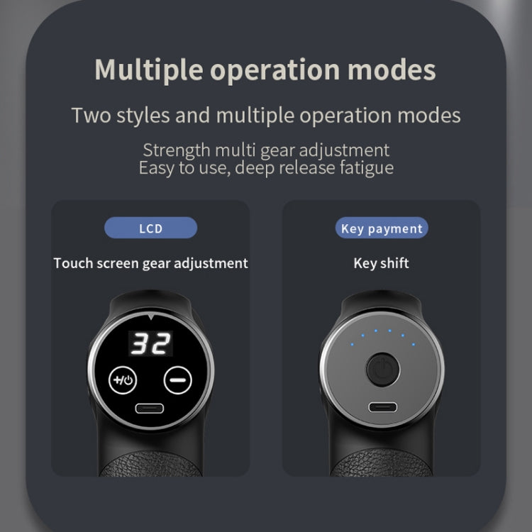 HB-008  Triangular Electric Fascia Gun Body Massage Gun, Specification: LCD Style(Green) - free shipping - PMC TechLife - Order now!