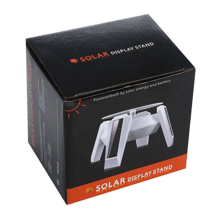 High-Footed UFO Solar 9cm 360 Rotating Display Stand Props Turntable(White Blue Light) -  by PMC TechLife | Online Shopping South Africa | PMC TechLife