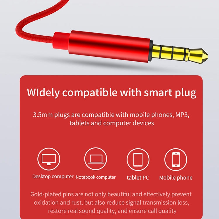 EN3900 3.5mm Plug In-Ear Wired Control Earphone with Mic(White) - In Ear Wired Earphone by PMC TechLife | Online Shopping South Africa | PMC TechLife
