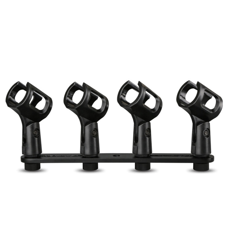 A18 Four-headed  Microphone Clip Aluminum Pole Microphone Accessories - free shipping - PMC TechLife - Order now!