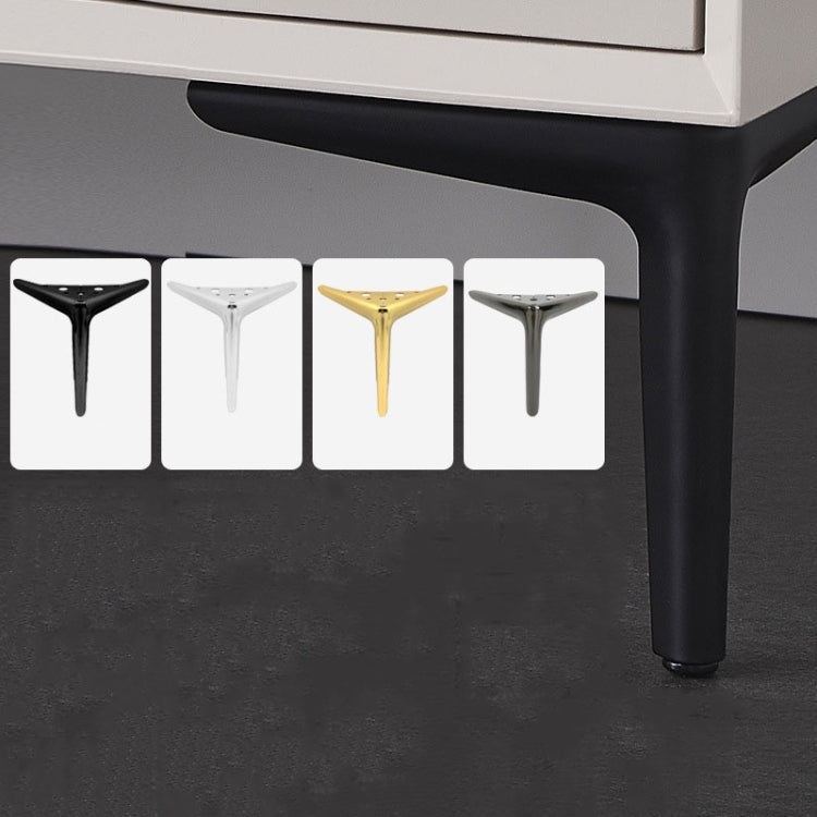 LH-XY-0010 Sofa Cabinet Metal Leg Furniture Leg, Height: 15cm(Gun Black) - Furniture Accessories by PMC TechLife | Online Shopping South Africa | PMC TechLife