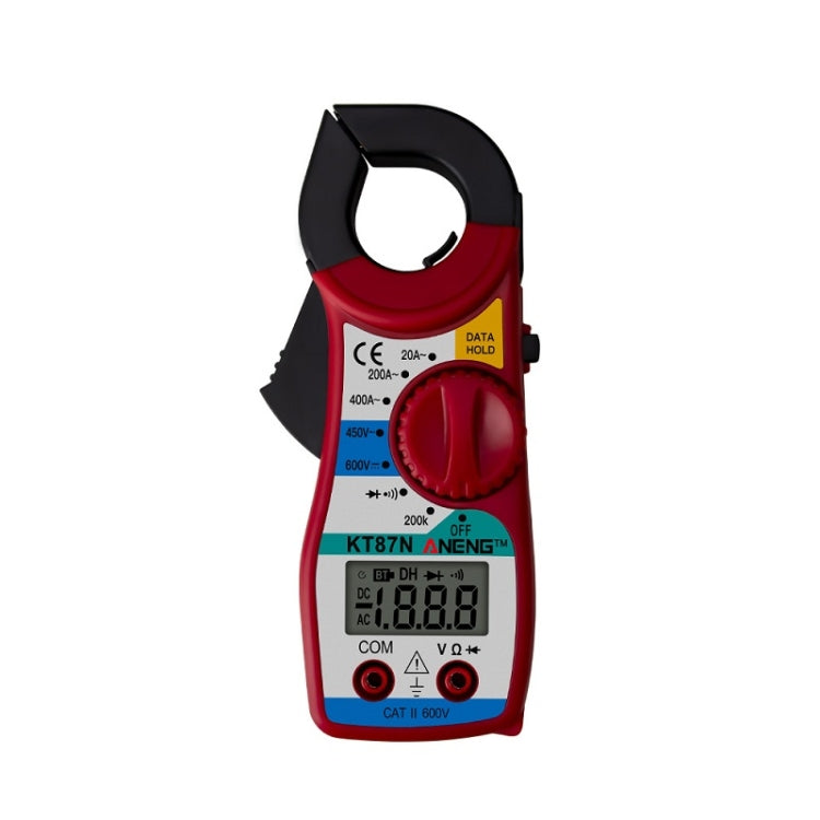 ANENG KT-87N Clamp Voltage And Current Measuring Multimeter(Red) - free shipping - PMC TechLife - Order now!