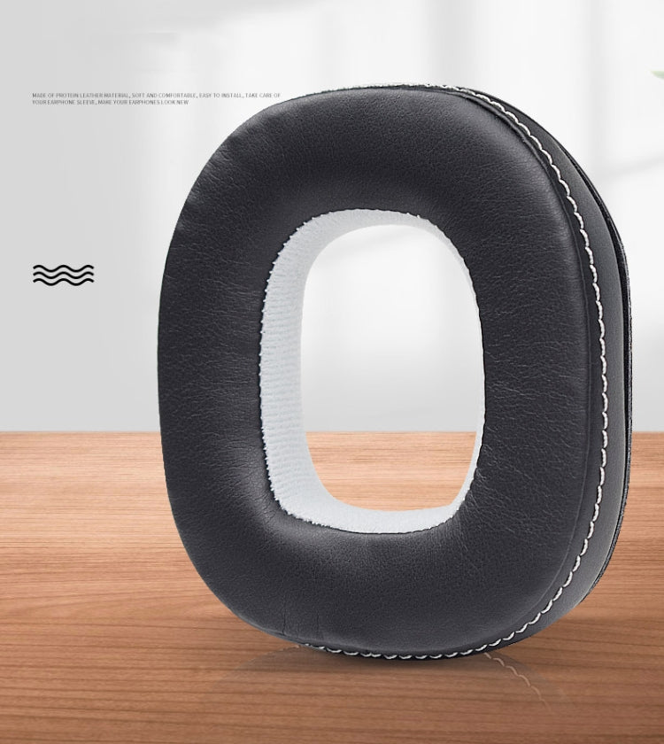 2pcs Sponge Earpad For Logitech Astro A50 Gen3/Gen4 Headset(Black+Yellow) - Earmuff & Pad by PMC TechLife | Online Shopping South Africa | PMC TechLife | Buy Now Pay Later Mobicred
