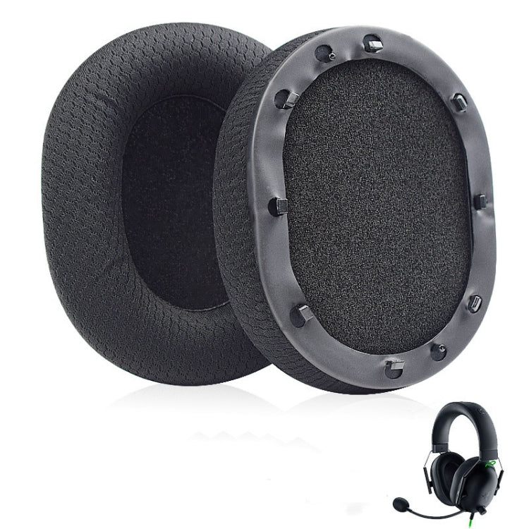 1 Pair Earpads For Razer BlackShark V1 / V2 X / V2 USB Headset, Color: Black Mesh - Earmuff & Pad by PMC TechLife | Online Shopping South Africa | PMC TechLife