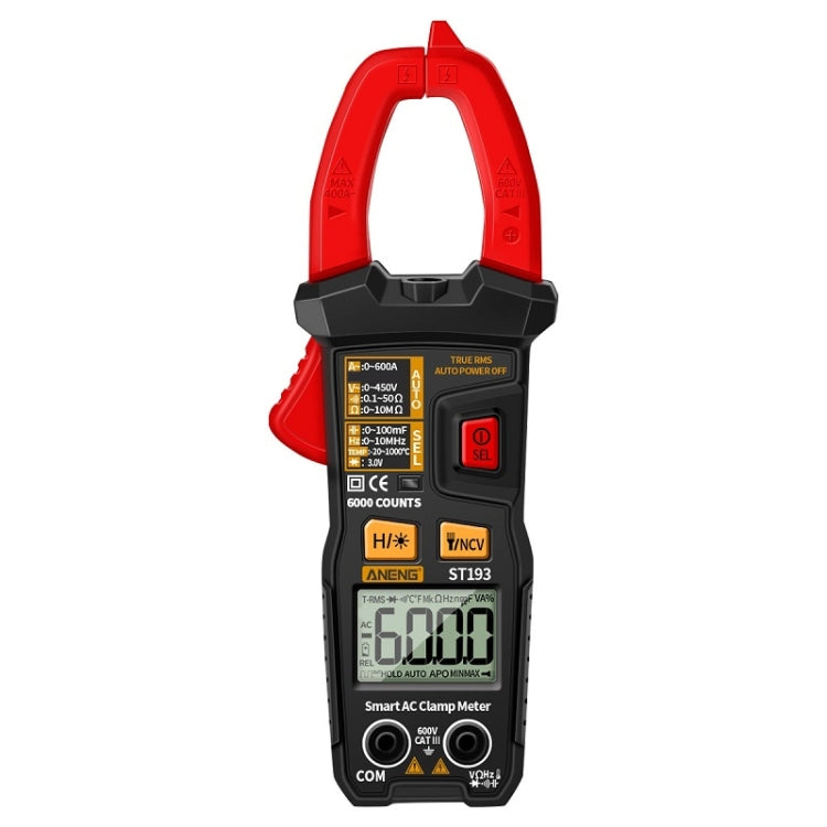 ANENG ST193 Intelligent Automatic Multifunctional AC Clamp Digital Meter - free shipping - PMC TechLife - Order now!