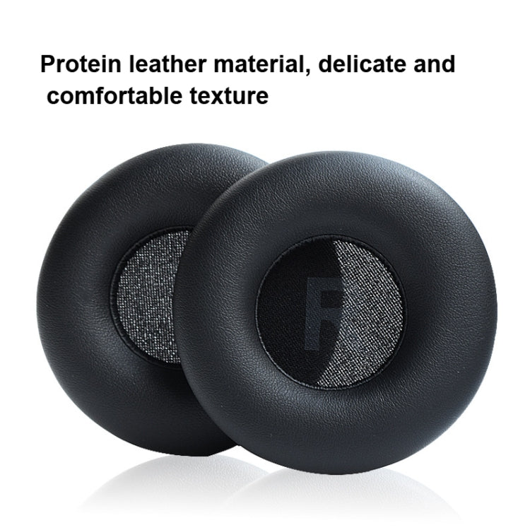 1 Pair Protein Leather Sponge Earpad For JBL T450 / Tune 600 / T500BT( Black) - Earmuff & Pad by PMC TechLife | Online Shopping South Africa | PMC TechLife