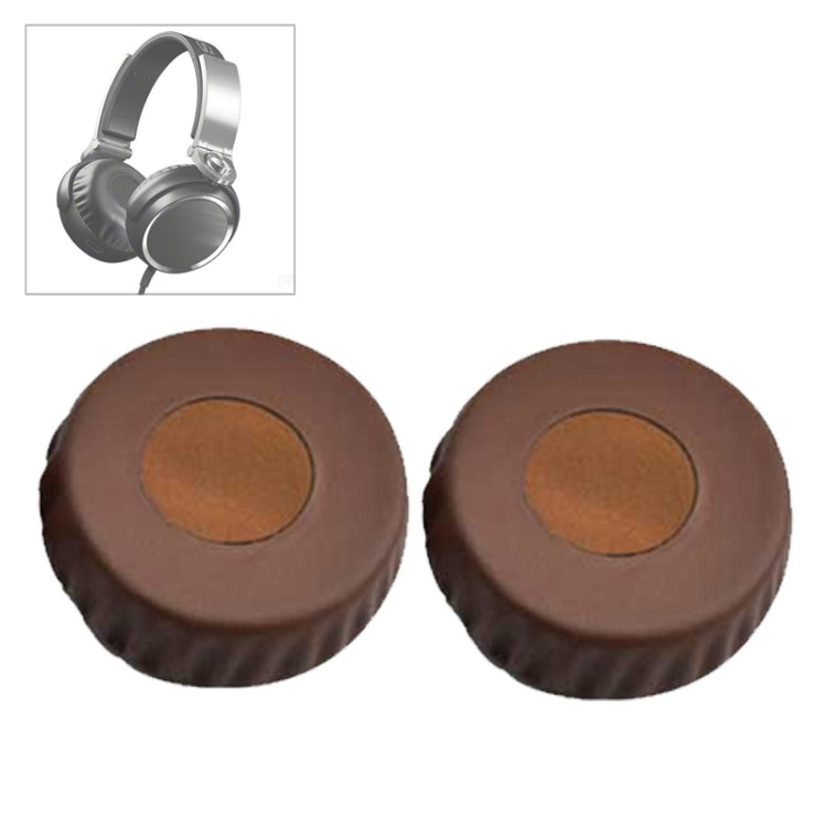 1 Pair Sponge Ear Pads for SONY MDR-XB600 Headset(Brown) - Earmuff & Pad by PMC TechLife | Online Shopping South Africa | PMC TechLife
