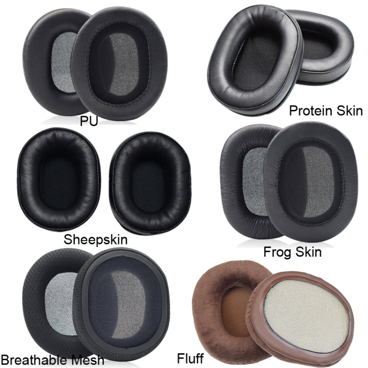 1 Pair Headset Earmuffs For Audio-Technica ATH-M50X/M30X/M40X/M20X, Spec: Black-Protein Skin - Earmuff & Pad by PMC TechLife | Online Shopping South Africa | PMC TechLife