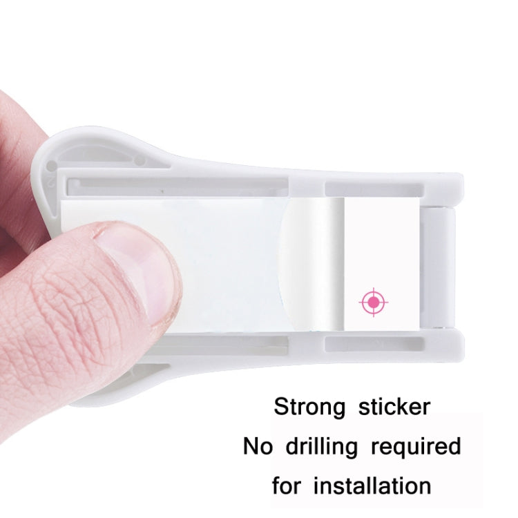 Children Sliding Rail Door And Window Safety Lock(White) - Safety Equipment by PMC TechLife | Online Shopping South Africa | PMC TechLife