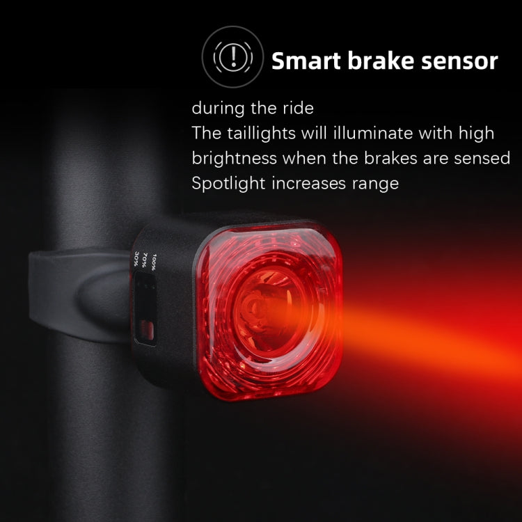 MEROCA XC02 Smart Light-Sensitive Brake Induction Taillight(Cushion Mounting) - free shipping - PMC TechLife - Order now!