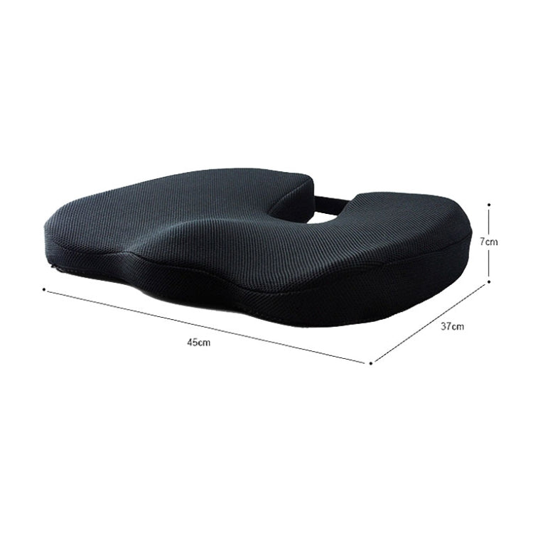 QFC-023 U-shaped Slow Rebound Memory Foam Car Seat Cushion(Black) - free shipping - PMC TechLife - Order now!