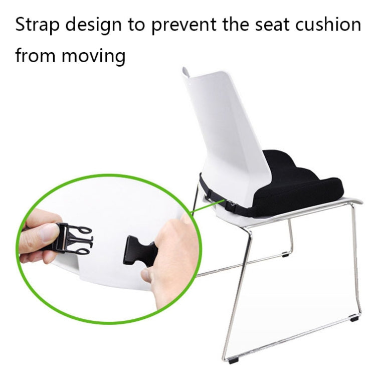 QFC-023 U-shaped Slow Rebound Memory Foam Car Seat Cushion(Black) - free shipping - PMC TechLife - Order now!