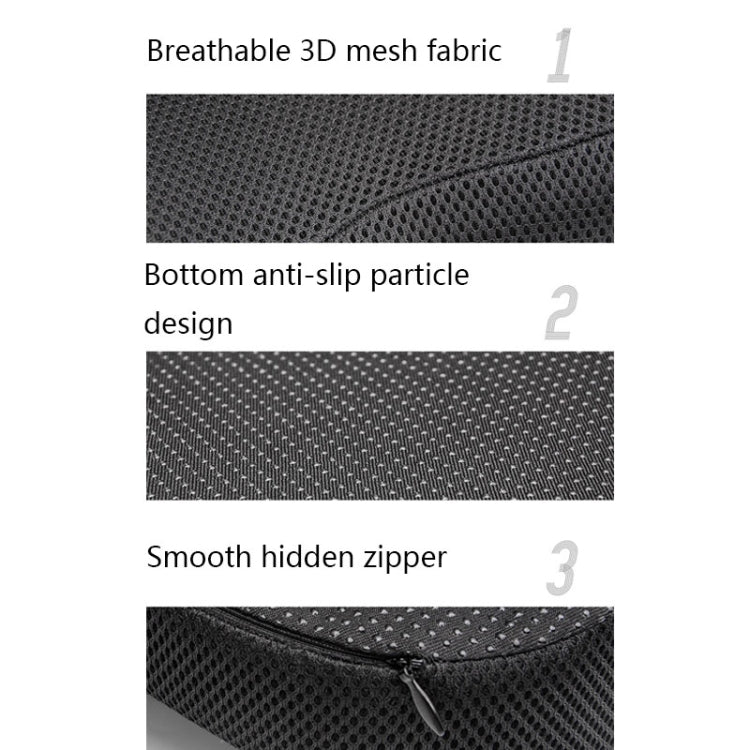 QFC-023 U-shaped Slow Rebound Memory Foam Car Seat Cushion(Black) - free shipping - PMC TechLife - Order now!