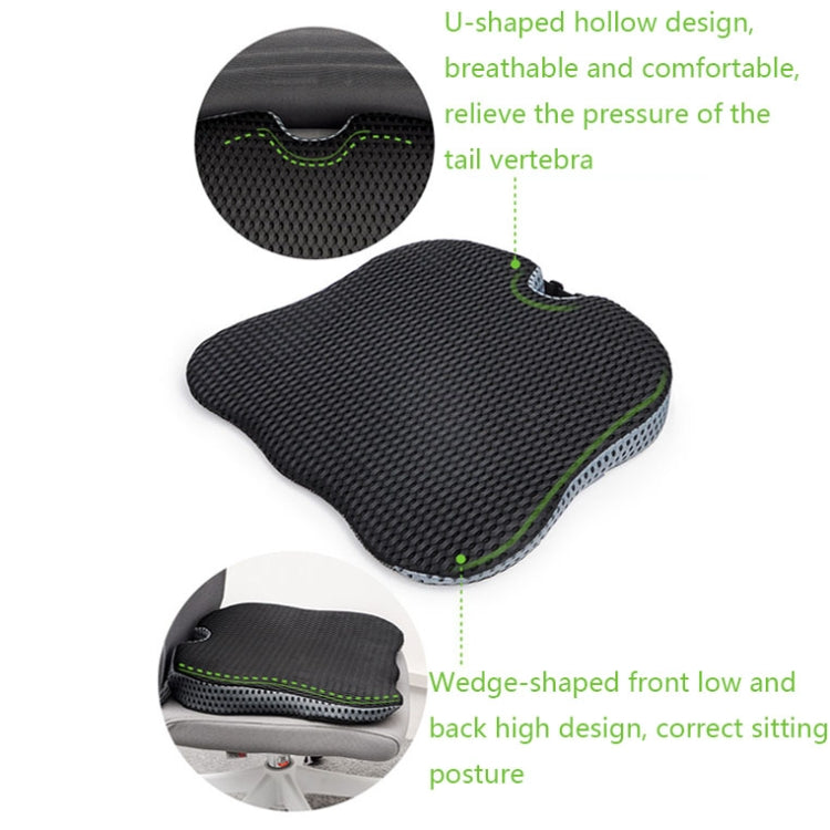 Thickened Breathable Memory Foam Car Seat Cushion(QFC047 Black) - free shipping - PMC TechLife - Order now!