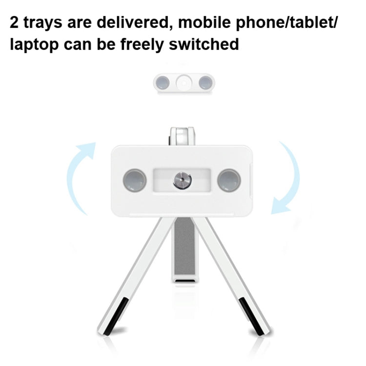 UP-1S Foldable Laptop Stand Mobile Phone Tablet Desktop Stand(Black) - Laptop Stand by PMC TechLife | Online Shopping South Africa | PMC TechLife