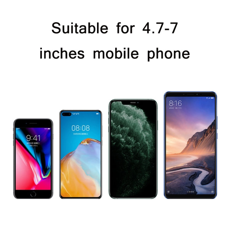 ZJ058 Car Fully Automatic Hidden Double-arm Air Outlet Gravity Bracket(Black) - Car Holders by PMC TechLife | Online Shopping South Africa | PMC TechLife